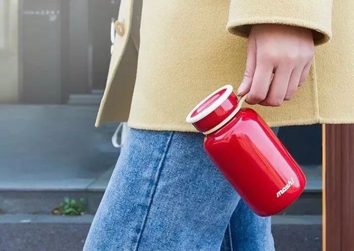 超萌大号保暖杯,韩系创意保温杯便携高颜值