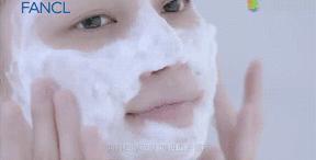 fancl「洁颜粉」泡沫绵密，温和不刺激，爆痘烂脸也可用
