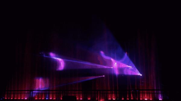 广西柳州夜空灯光秀,柳州大型烟花秀