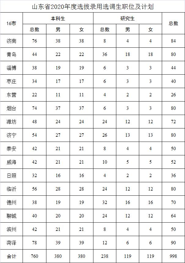 山东省2018选调生招考公告,山东青岛选调生2024选调高校名单