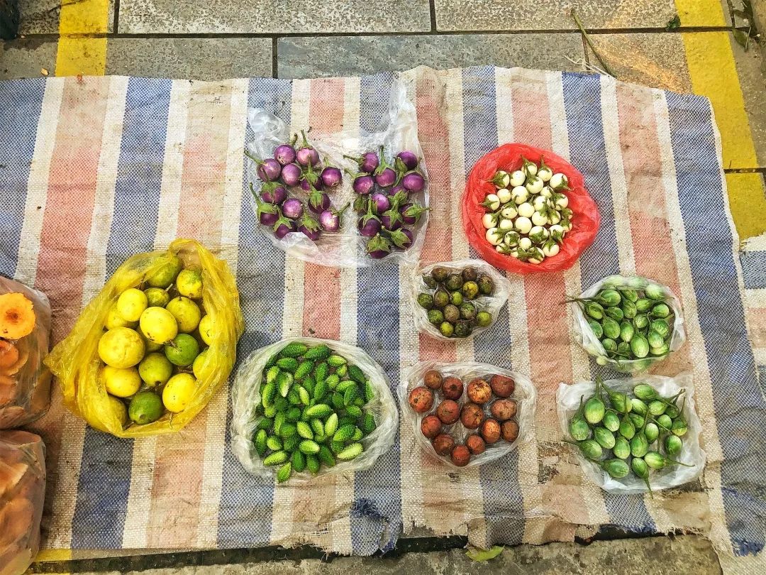 西双版纳傣族赶街视频,勐腊县勐仑镇赶街