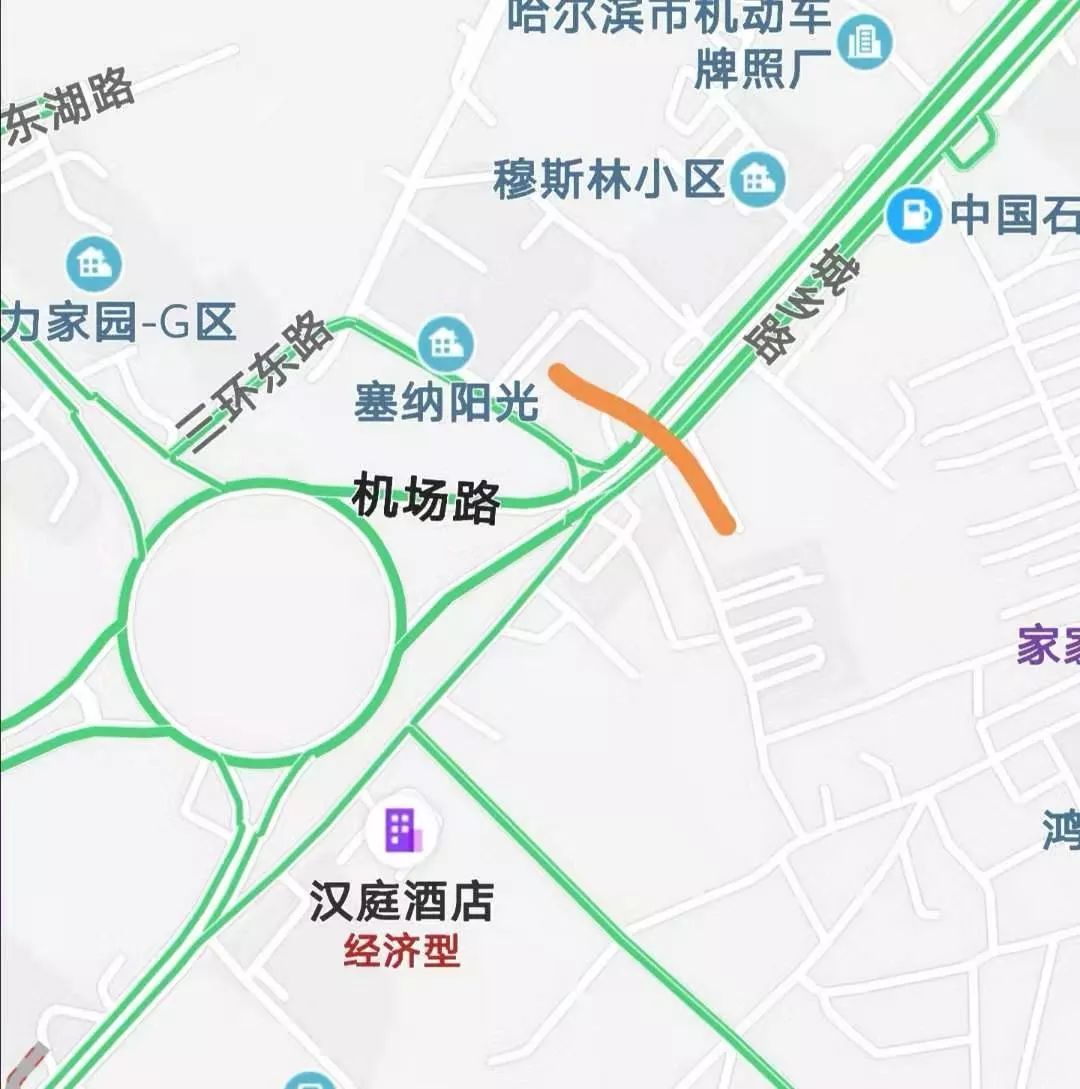 哈尔滨前进道口过街天桥,哈尔滨过街通道