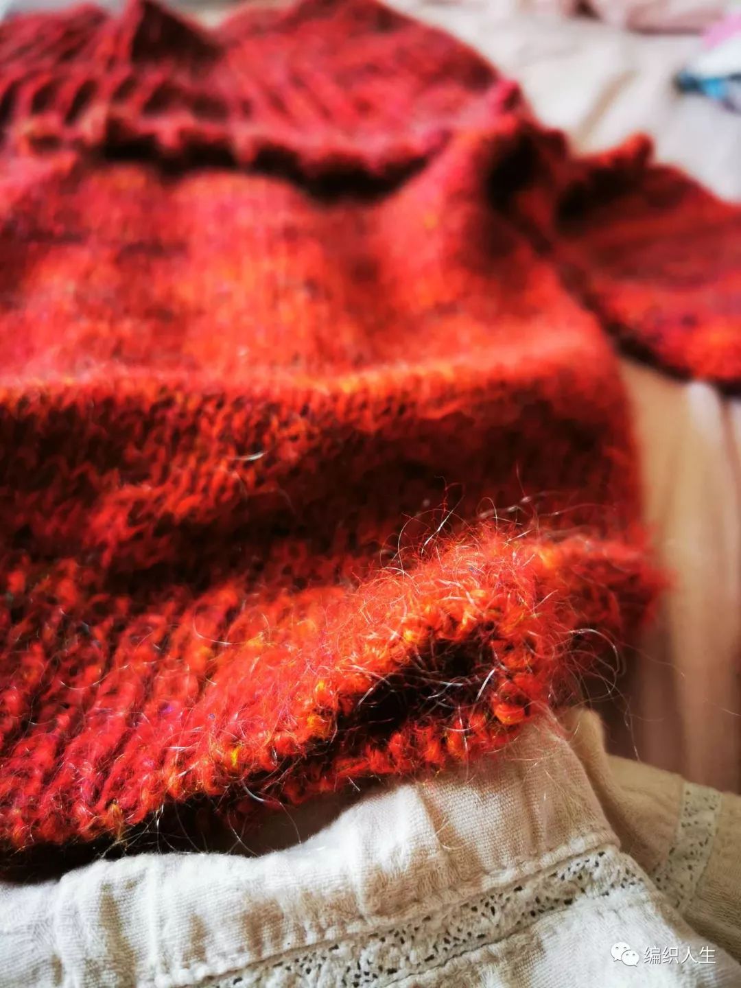 圆肩毛衣的织法女士棒针,棒针编织倾城圆肩毛衣