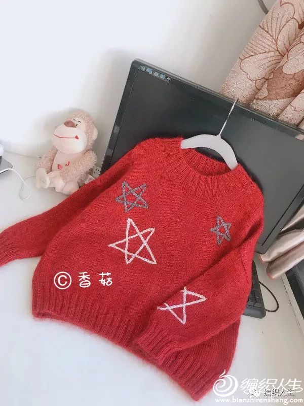 7岁女孩套头毛衣满天星编织教程,26支羊绒3股宝宝套头毛衣编织方法