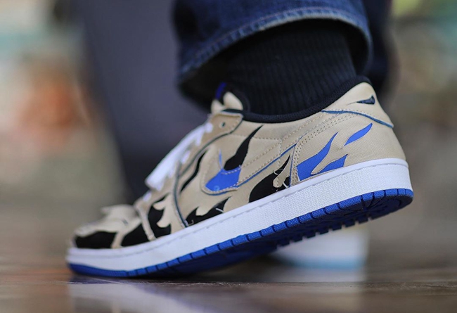 今早发售你中了吗？NikeSBxAJ1Low还能这样刮