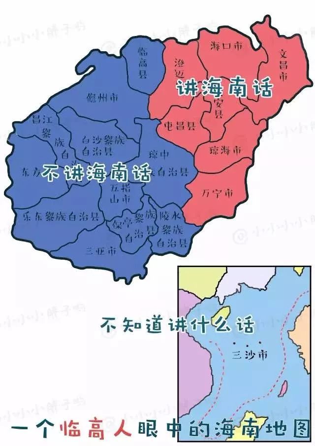 把地图画成画,海南的地图是怎么画的