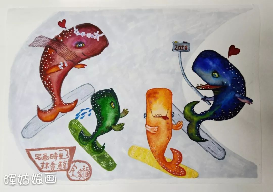 BlingBLling....抹香鲸全家福跨年画展闪亮登场，走过路过不要错过