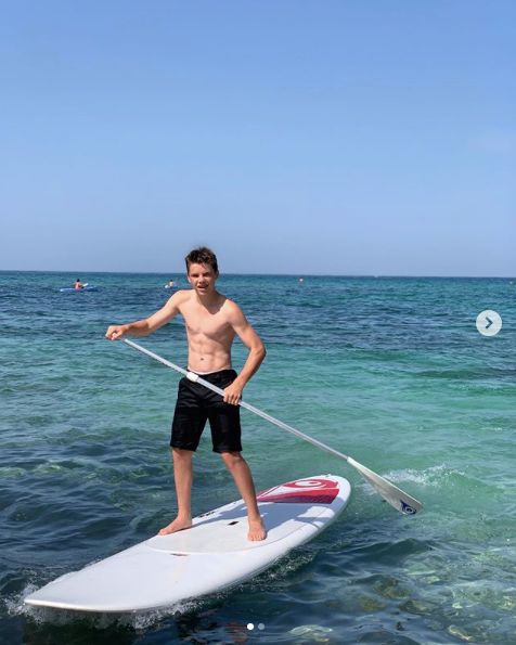 小贝二儿子罗密欧和贝嫂,小贝二儿子罗密欧球技