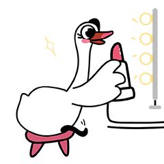 是时候更新一组你的微信表情包啦~Art鹅驾到！