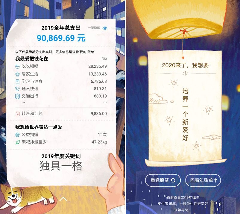 年度账单晒出来好吗,晒年度账单10亿