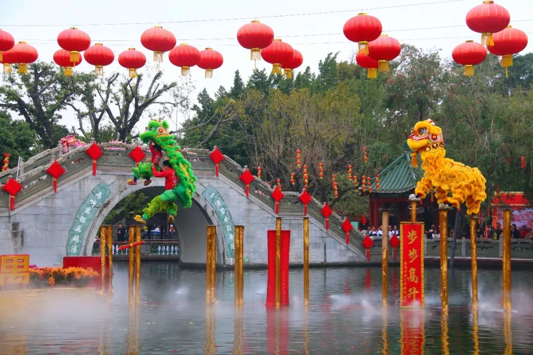 宝墨园醒狮表演,宝墨园醒狮舞龙