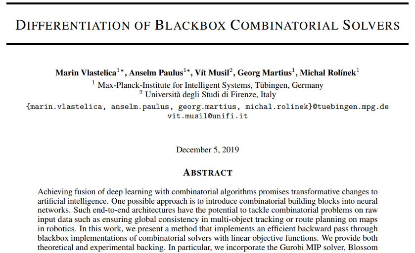 组合泛化能力太差？用深度学习融合组合求解器试试