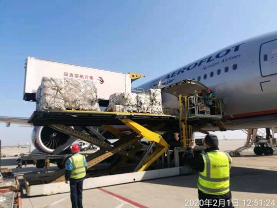 俄运送物资直升机,俄运输机来华运物资