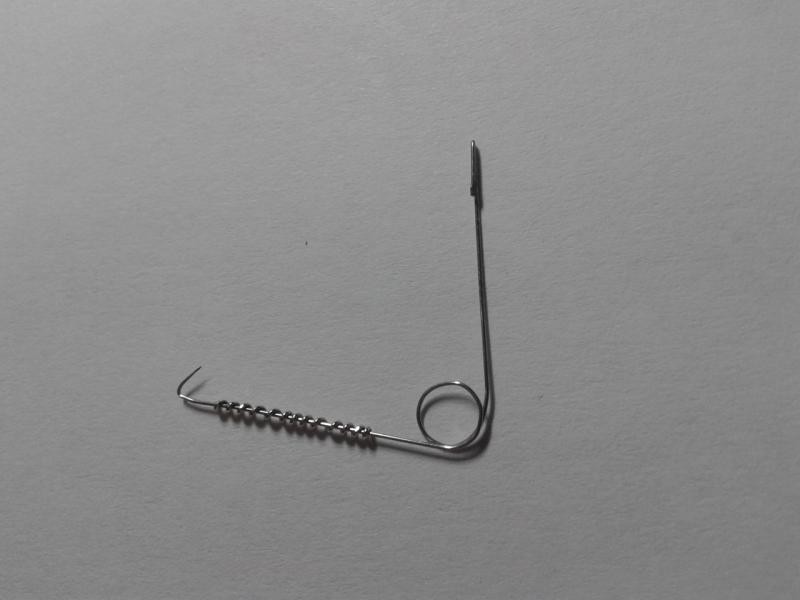 100种造鱼钩的方法,手工制作s型铁钩