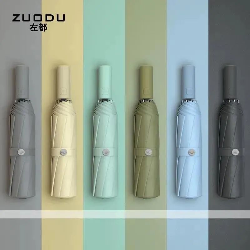 厉害了！这把伞一键自动开收伞，能抗8级大风