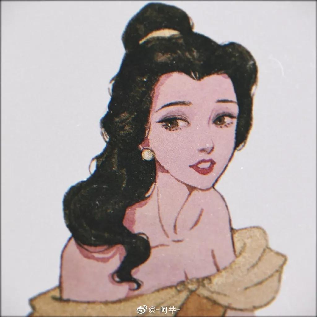 迪士尼公主们穿汉服会是什么样,迪士尼公主系列之民国汉服