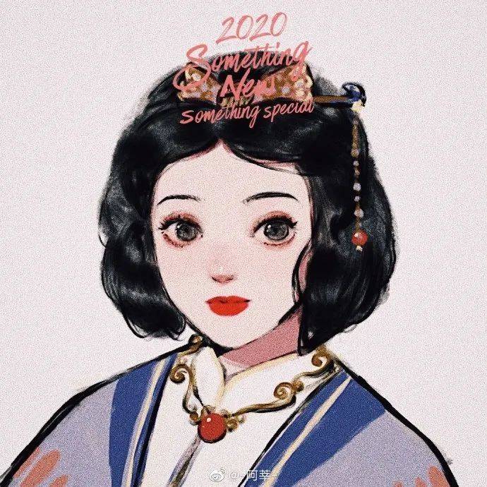 迪士尼公主们穿汉服会是什么样,迪士尼公主系列之民国汉服