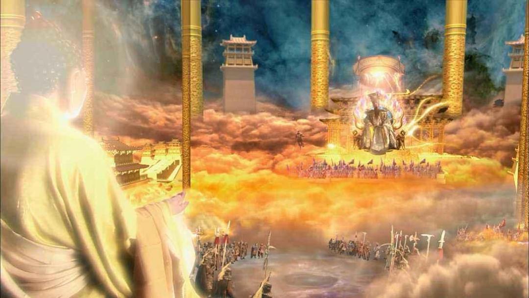 西游记原著中玉帝请如来救驾,玉帝危险如来救驾