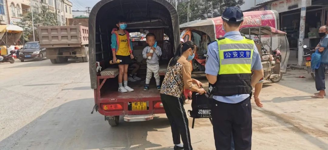 一线微观严查货车超载,一线微观严查三轮车