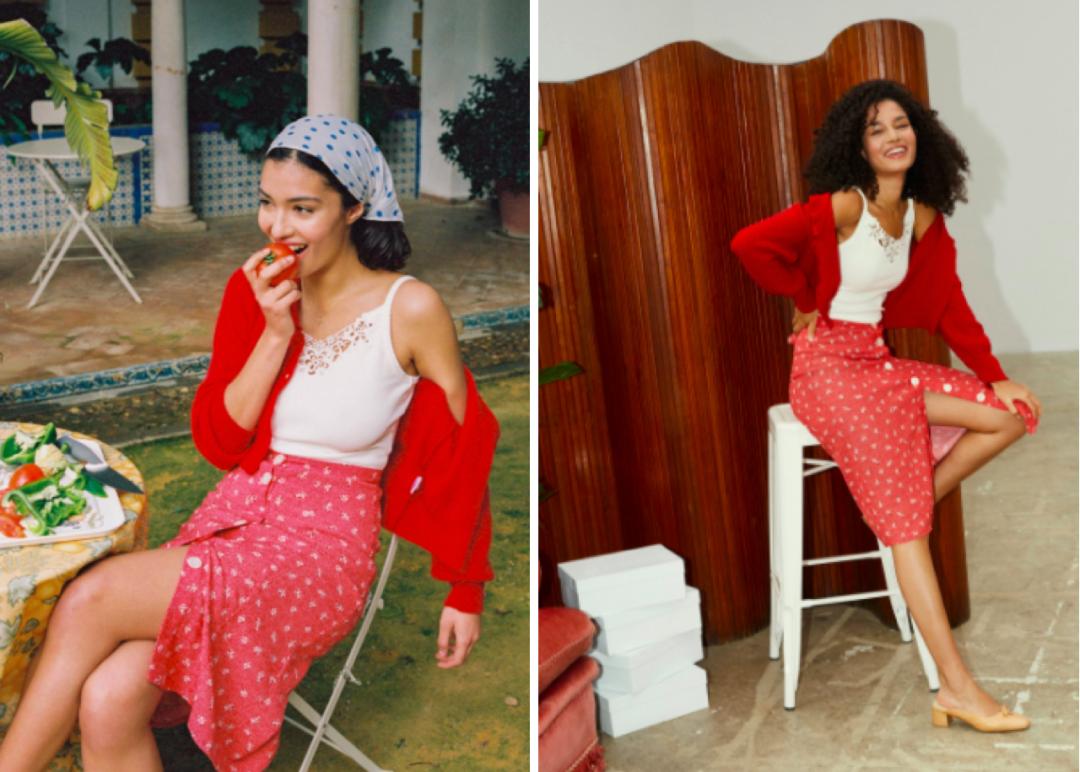 2022新款碎花气质裙子,30-20岁洋气碎花裙子