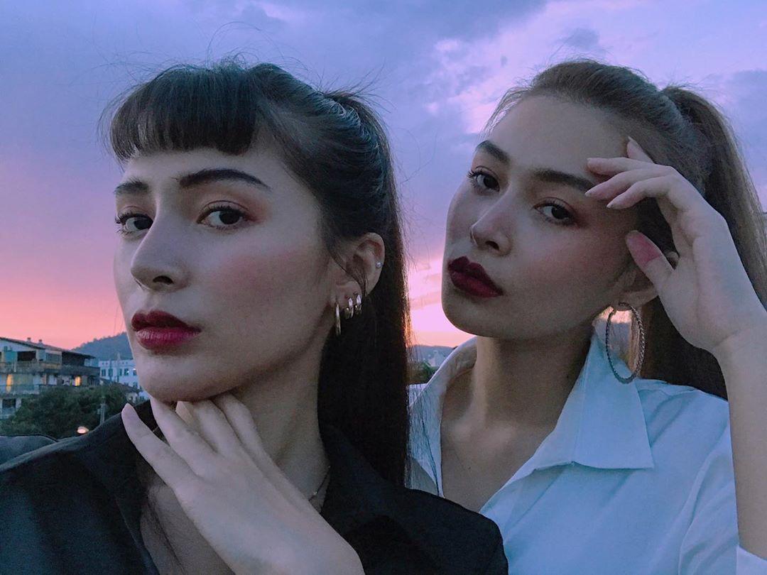 四国混血美女撞脸奥黛丽赫本,马来西亚网红双胞胎姐妹