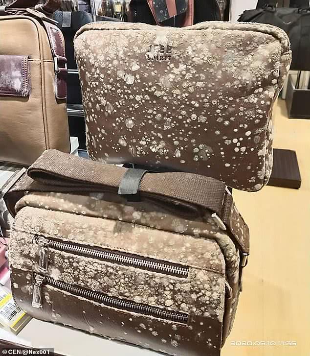 2020年马来西亚一商场鞋子发霉,马来西亚商场皮革发霉