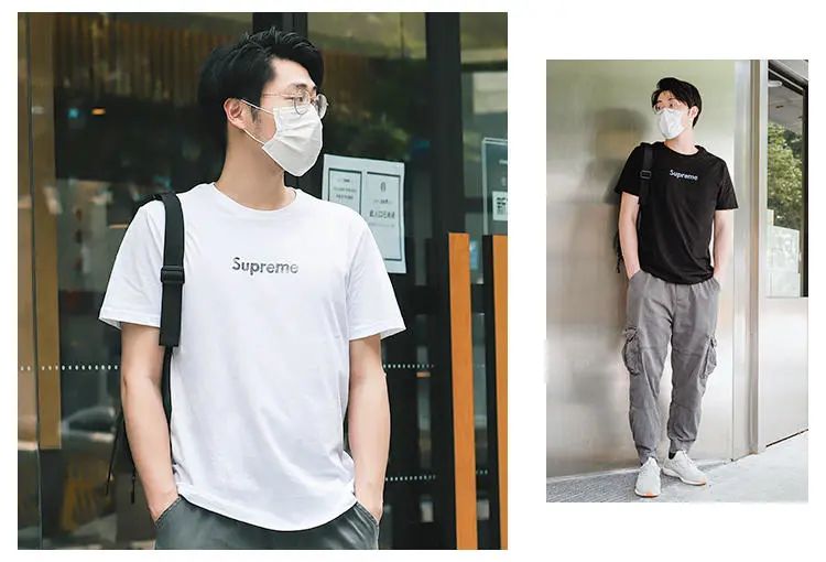 supreme短袖明星同款,明星都在穿的国潮t恤