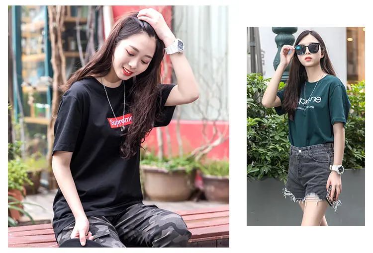 supreme短袖明星同款,明星都在穿的国潮t恤