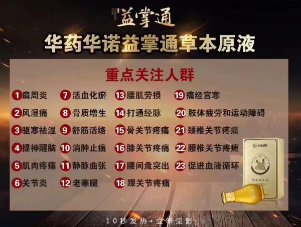 华北制药益掌通真相,华北制药益掌通