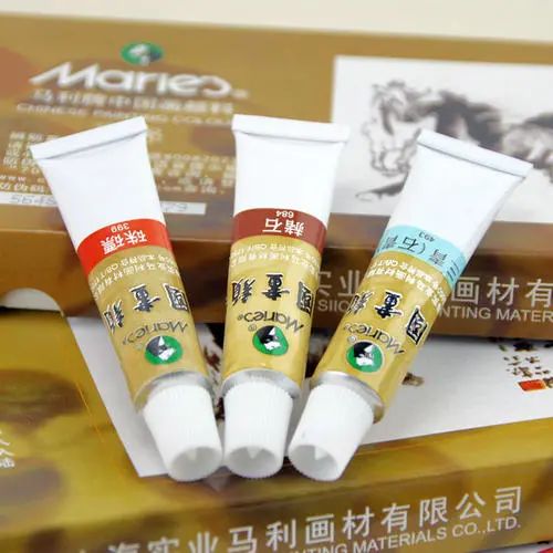 小时候用过的颜料,小学生用的固体颜料