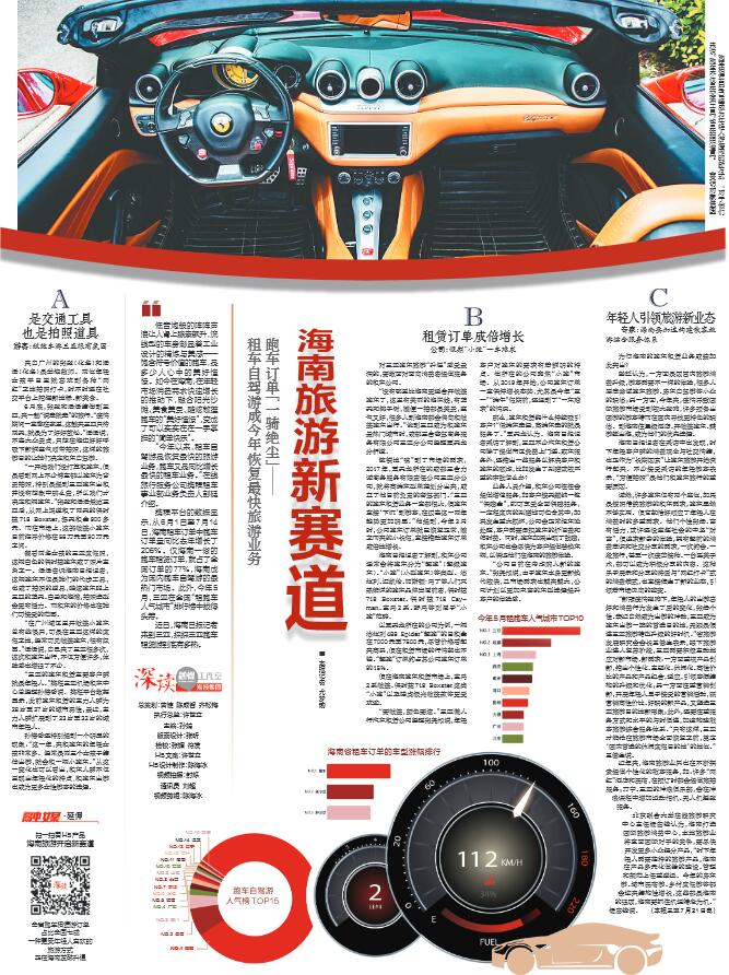 深读|简单快乐,一“盘”掌握:海南成国内跑车自驾游热门市场