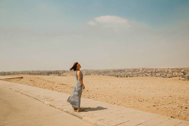 手绘埃及沙与海中的奇迹，我的流浪者之歌