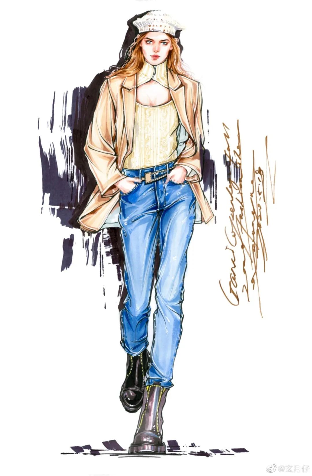 效果图一整套,效果图100平方