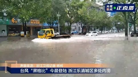 狂风巨浪，多地被淹！“黑格比”登陆了→