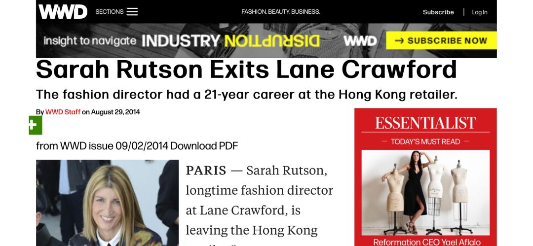 聊天｜在连卡佛做买手是怎样的一种体验？