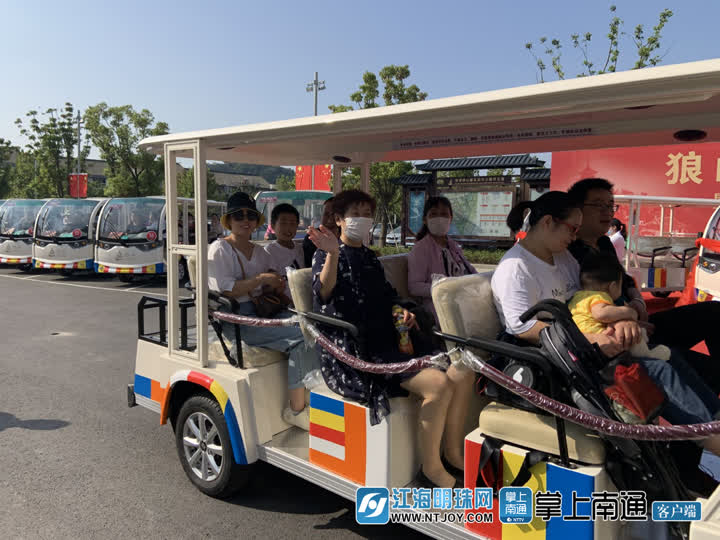 南通狼山集散中心观光车,南通狼山游客集散中心公交车