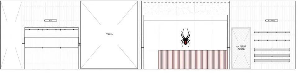 醒目的“蜘蛛网”-SpyderHaven商店/BetwinSpaceDesign