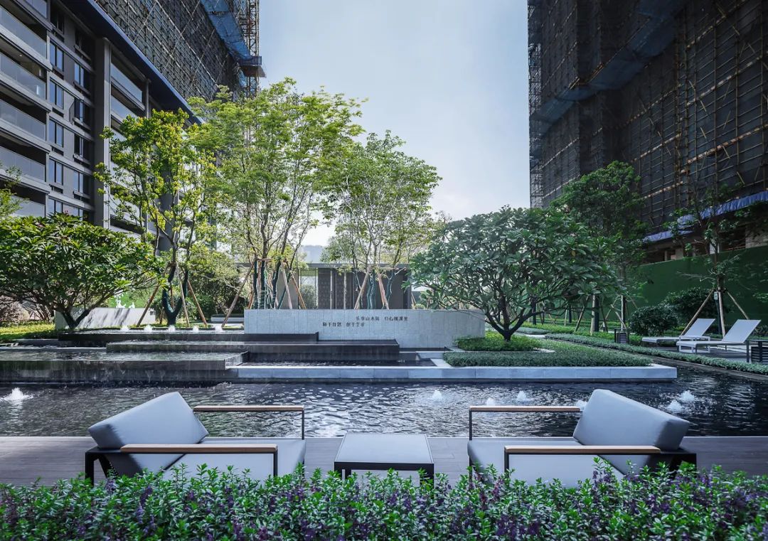 融创长乐壹号湖上样板房,景观蒙太奇