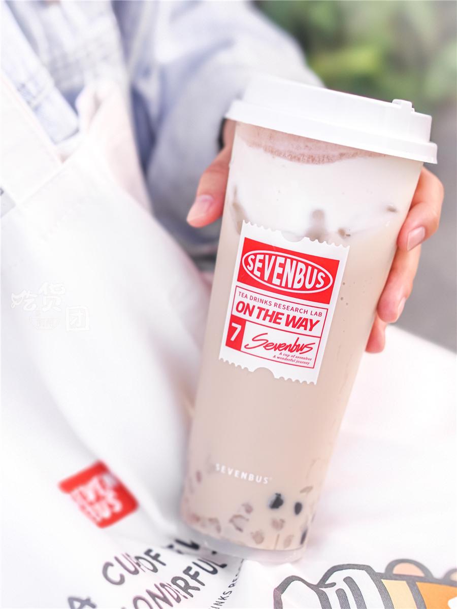sevenbus冰淇淋奶茶9.9,sevenbus岩烧芝士奶茶