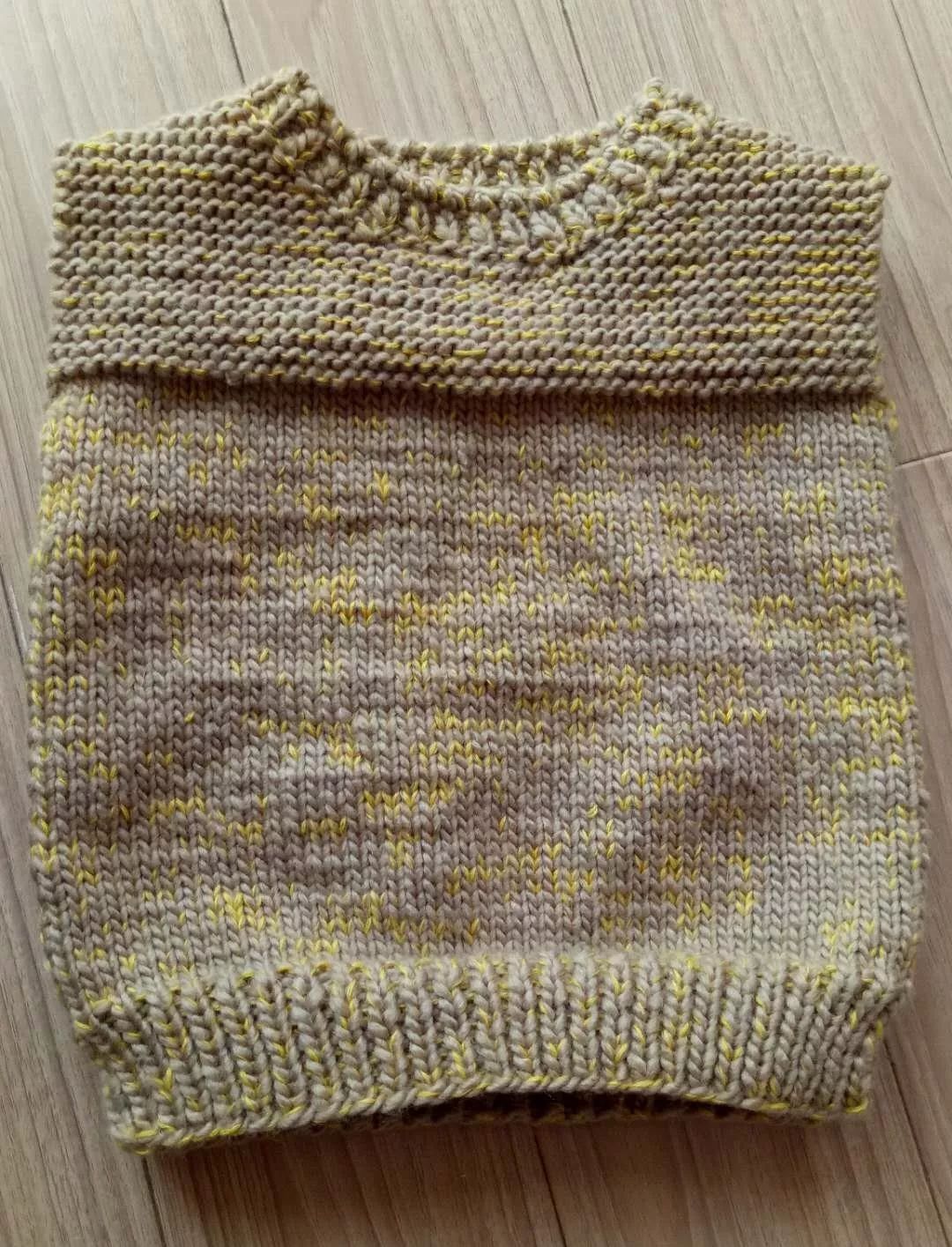 0-3个月宝宝背心制作,2周宝宝背心编织