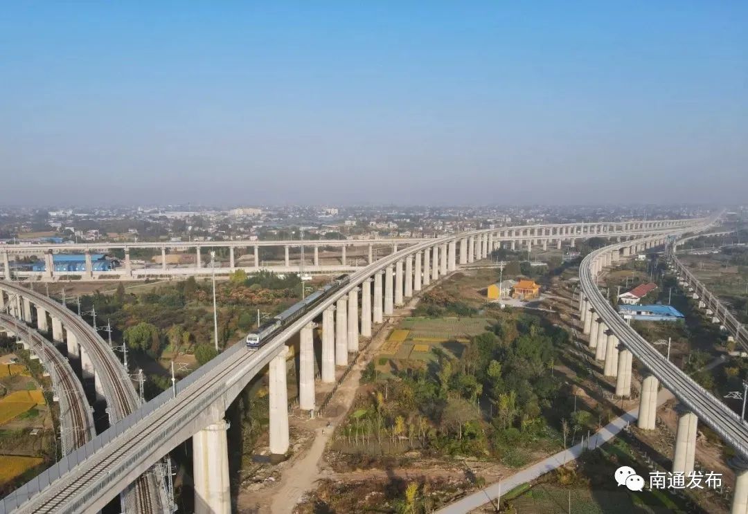 高铁通车可喜可贺,好消息南通地铁1号线