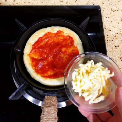 简易版披萨平底锅,平底锅披萨