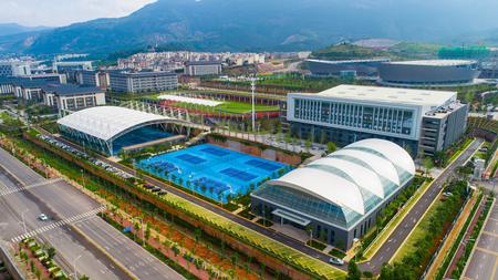 玉溪科教创新城效果图,玉溪科教创新城新建体育场馆