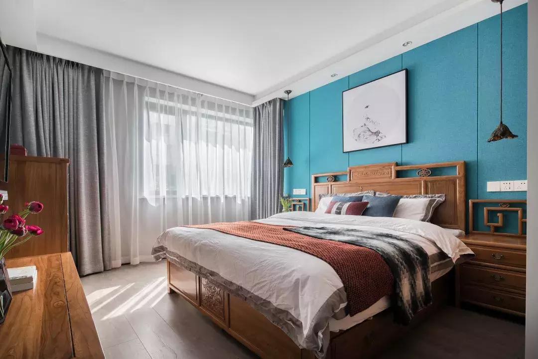 高级灰轻奢新中式装修风格,2021140平米轻奢新中式装修风格