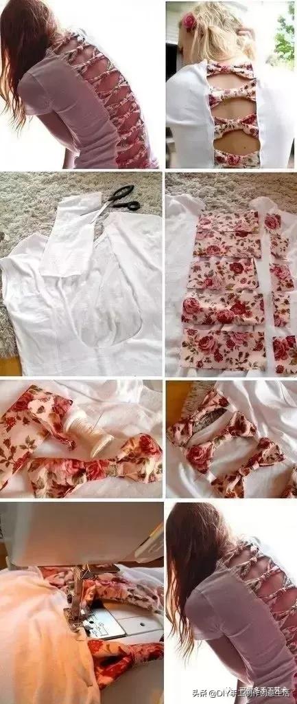 零基础如何做旧衣翻新拼接,闲置的旧衣服