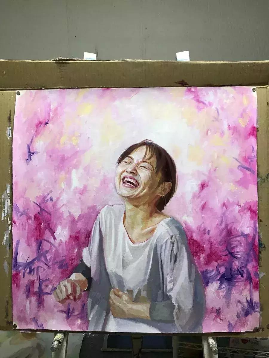 冷军超写实绘画是怎么画出来的,中国媲美冷军的超写实人物画家