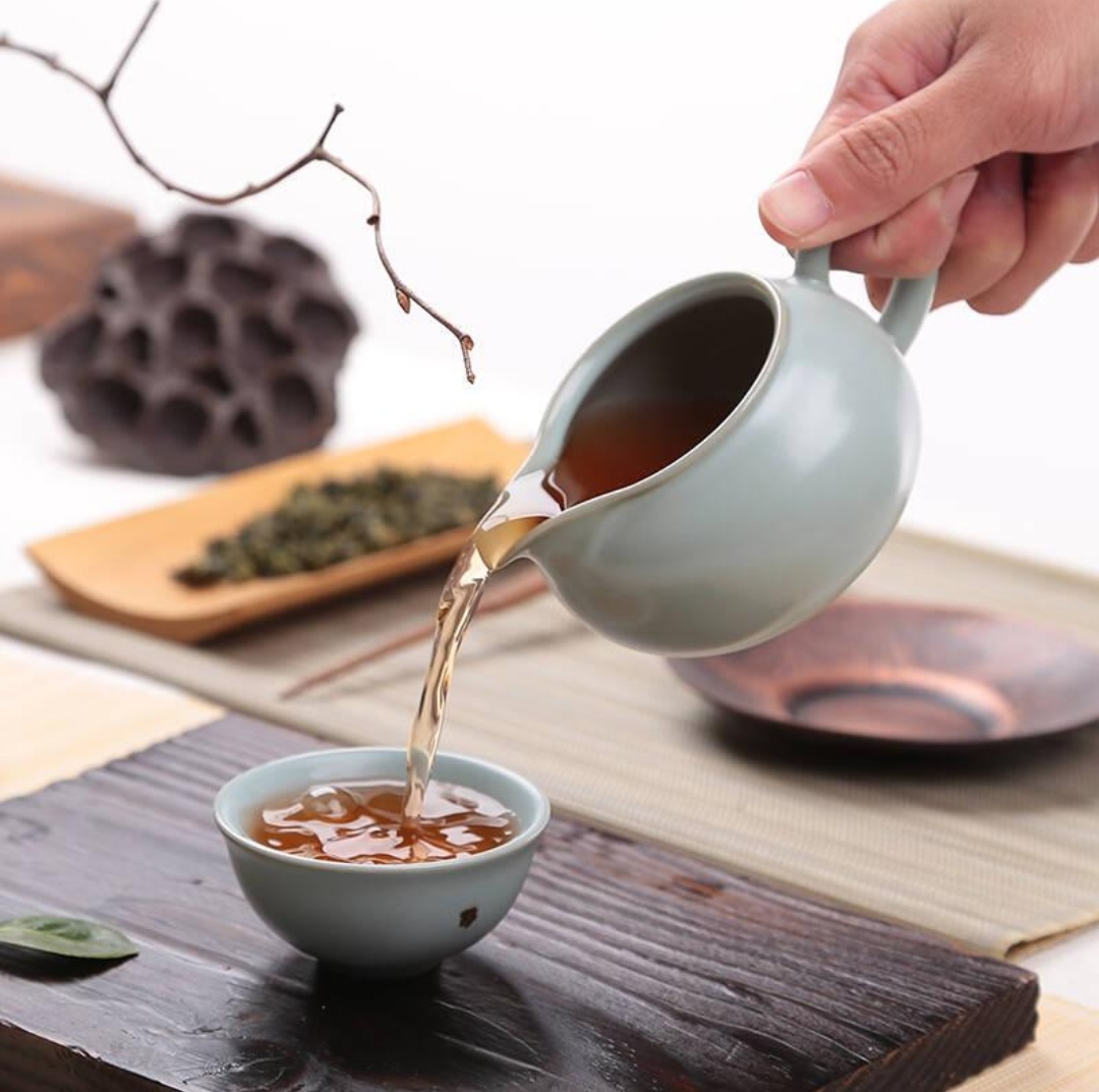 晓芳汝窑茶具,汝窑茶具直播