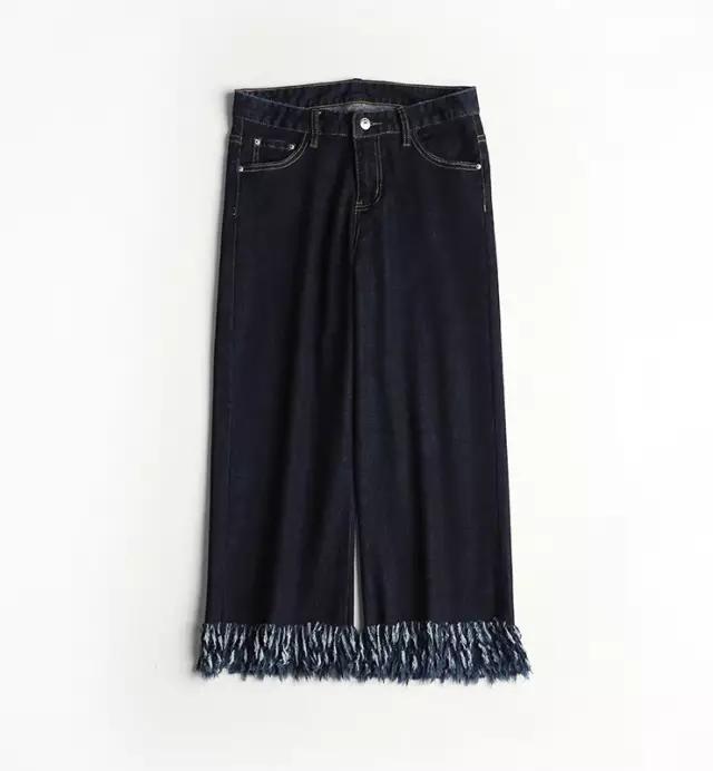 牛仔裤怎么改造成破洞流苏,旧牛仔裤腿简单变裙子