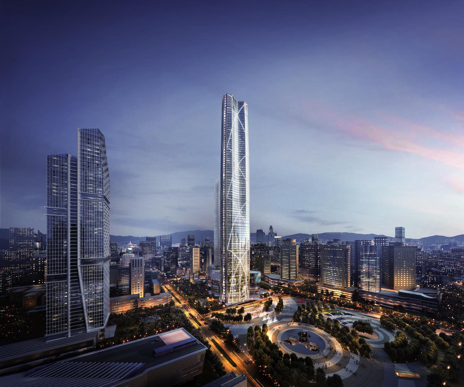 昆明俊发集团春之眼多少一平,云南第一高楼春之眼沙盘