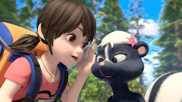 熊出没光头强和赵琳cos,cos熊出没赵琳